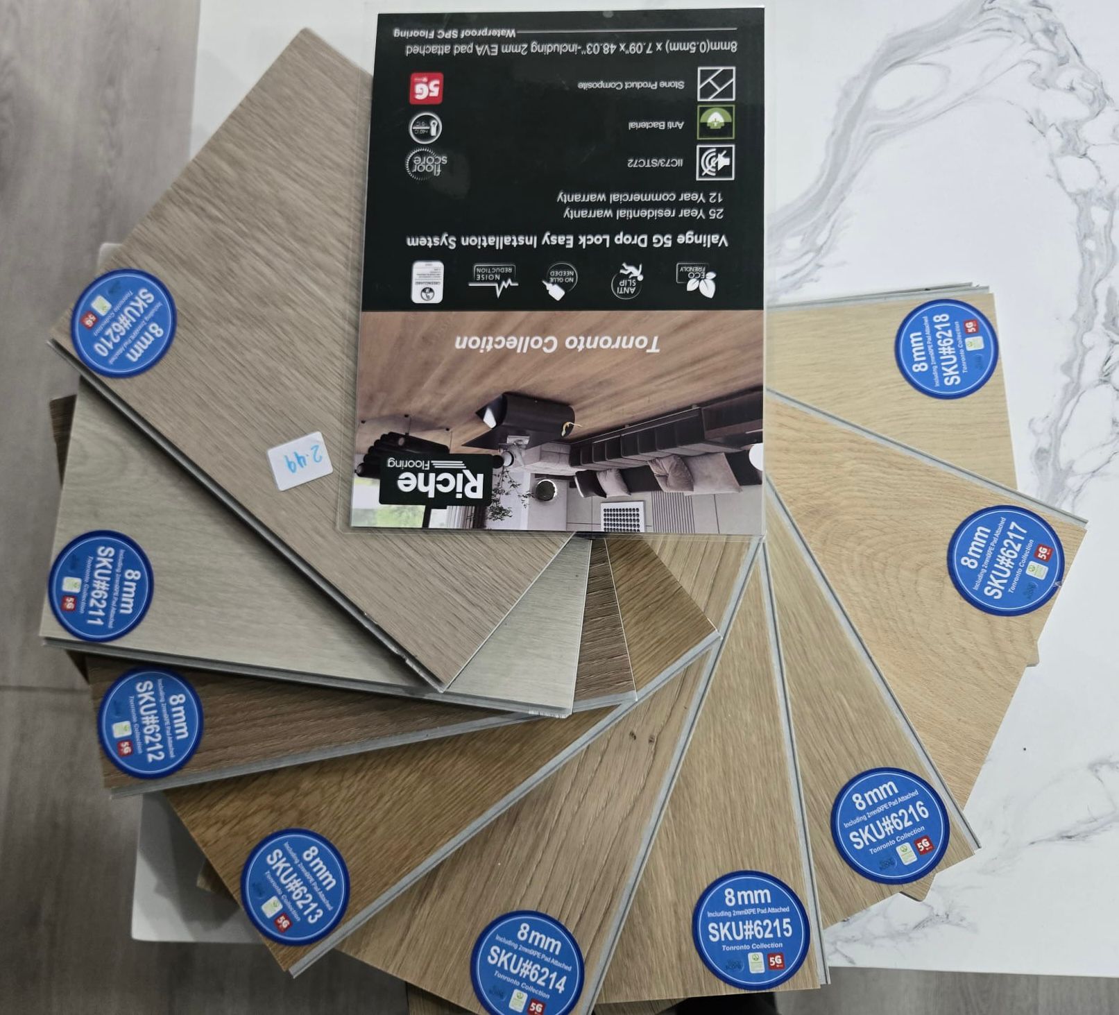 Riche Flooring - Toronto Collection Waterproof SPC