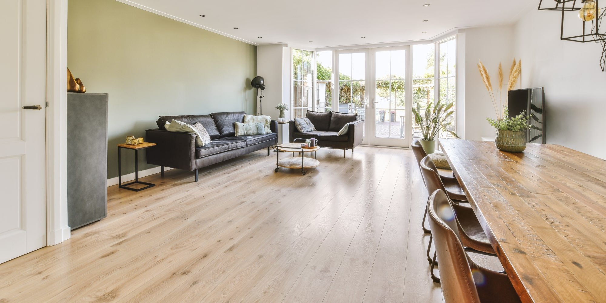 Beautiful hardwood flooring installation