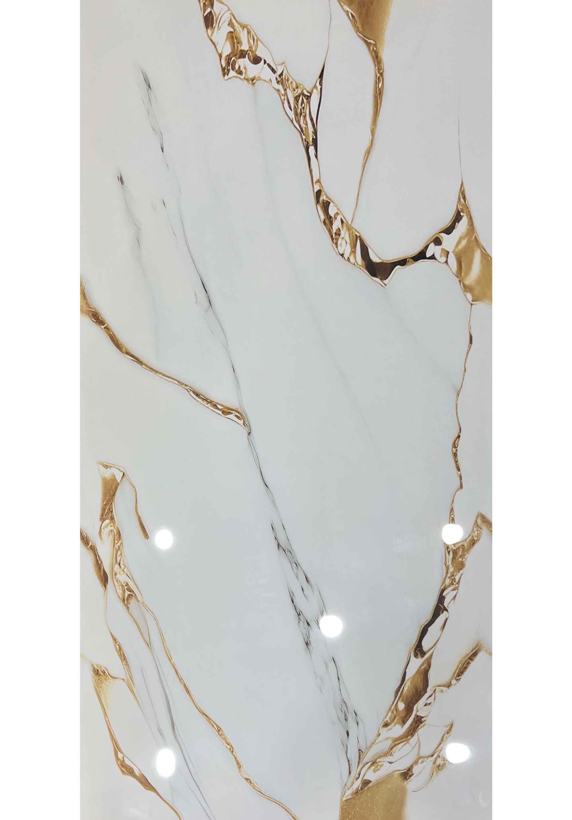 Elysian Gold - Premium Gold Accent Marble Tile